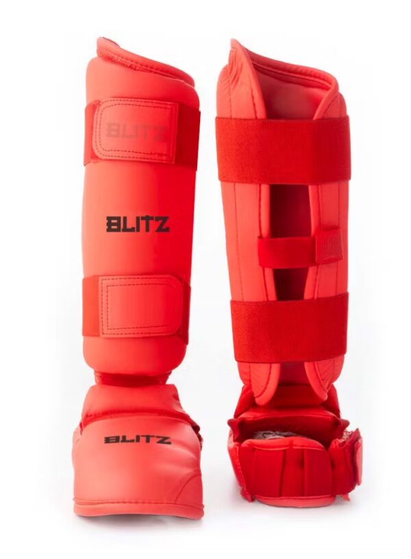 Blitz Elite shin guards - RED (XS)